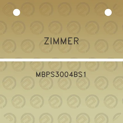 zimmer-mbps3004bs1