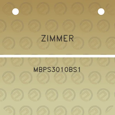 zimmer-mbps3010bs1