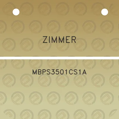 zimmer-mbps3501cs1a