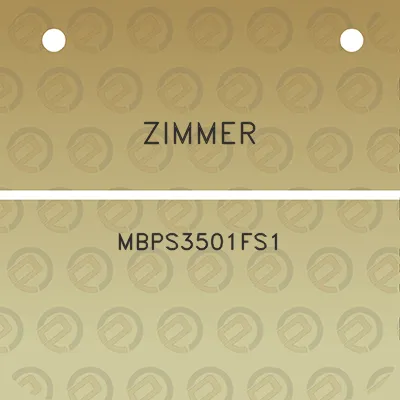 zimmer-mbps3501fs1