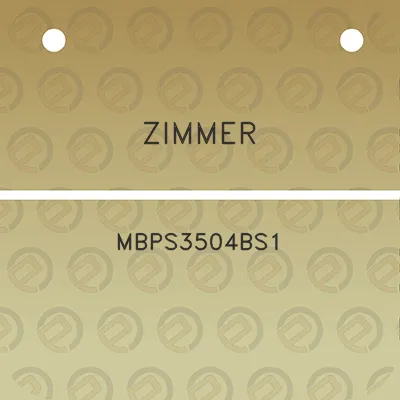 zimmer-mbps3504bs1