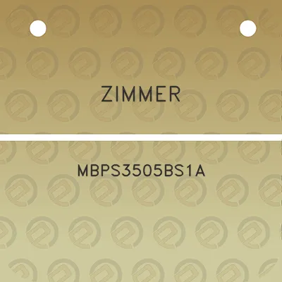 zimmer-mbps3505bs1a