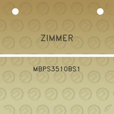 zimmer-mbps3510bs1