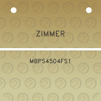 zimmer-mbps4504fs1