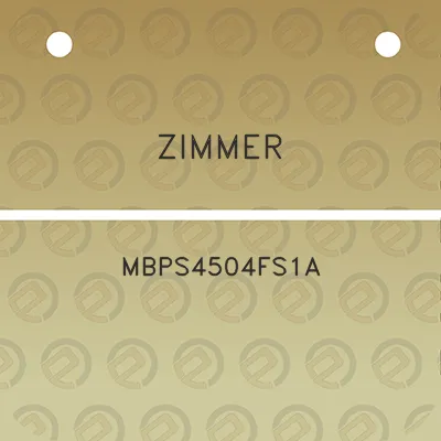 zimmer-mbps4504fs1a