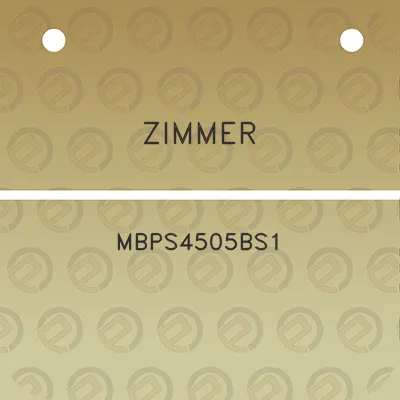 zimmer-mbps4505bs1