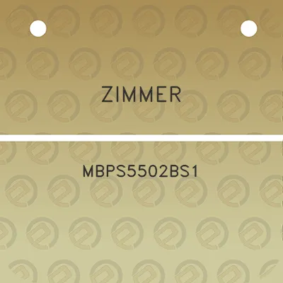 zimmer-mbps5502bs1