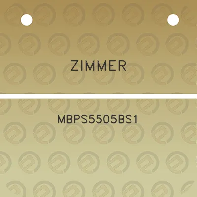 zimmer-mbps5505bs1