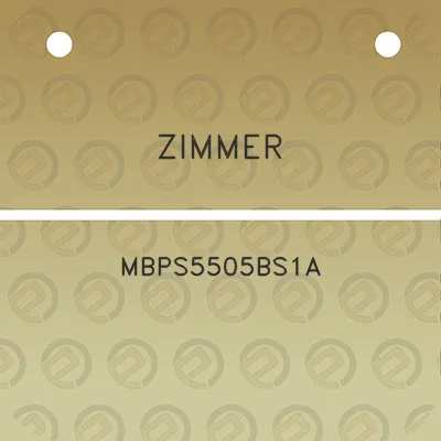 zimmer-mbps5505bs1a