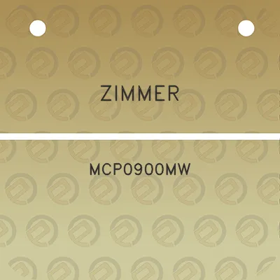 zimmer-mcp0900mw