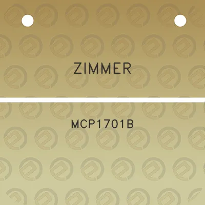 zimmer-mcp1701b