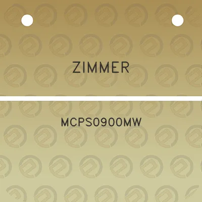 zimmer-mcps0900mw