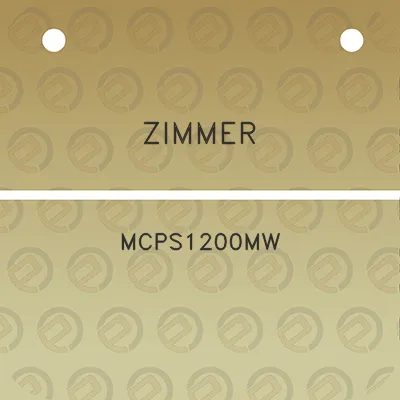 zimmer-mcps1200mw