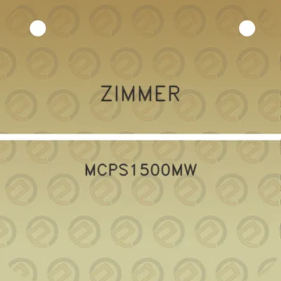 zimmer-mcps1500mw