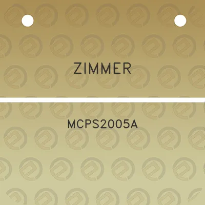 zimmer-mcps2005a