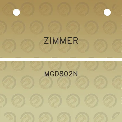 zimmer-mgd802n