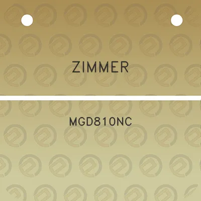 zimmer-mgd810nc