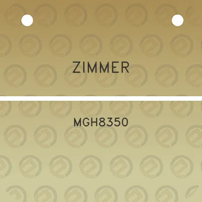 zimmer-mgh8350