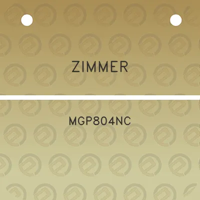 zimmer-mgp804nc