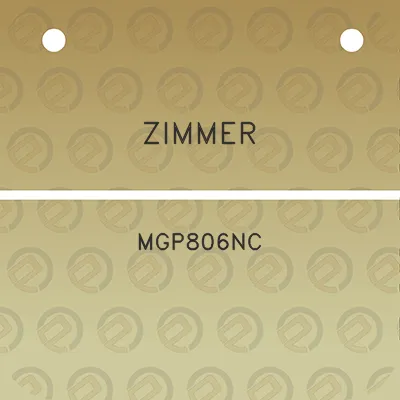 zimmer-mgp806nc