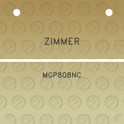 zimmer-mgp808nc