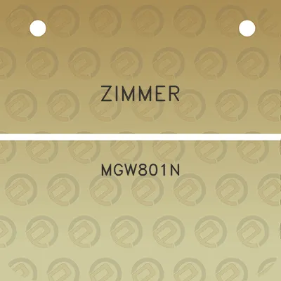 zimmer-mgw801n