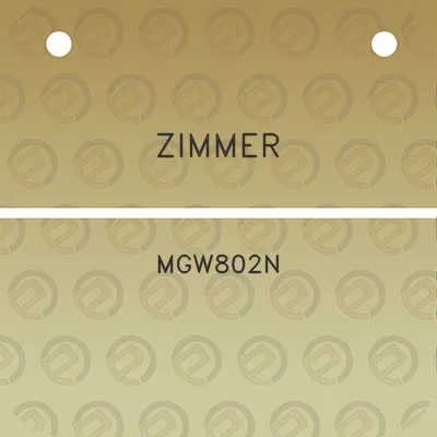 zimmer-mgw802n