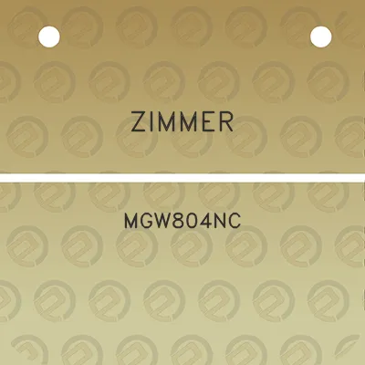 zimmer-mgw804nc