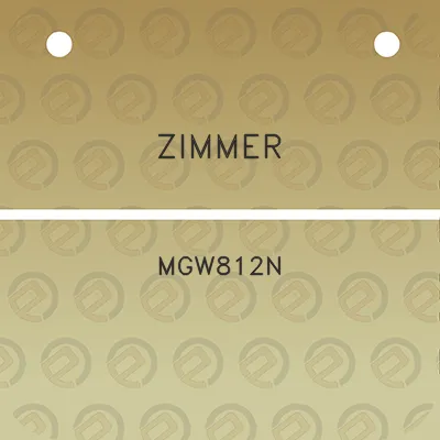 zimmer-mgw812n