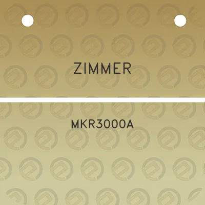 zimmer-mkr3000a