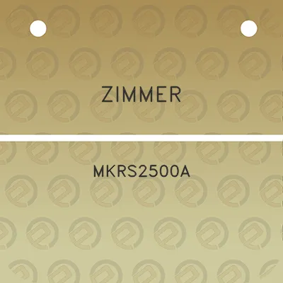 zimmer-mkrs2500a