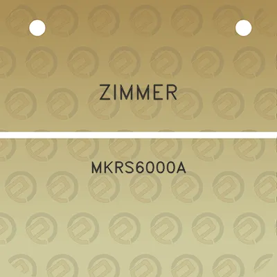 zimmer-mkrs6000a