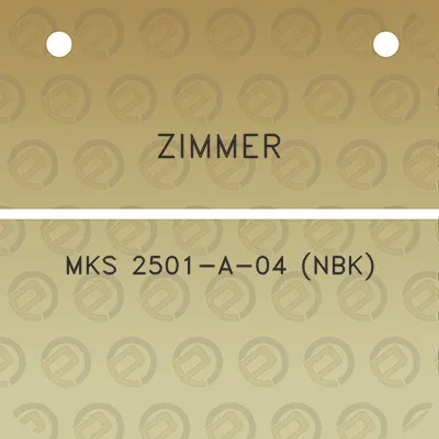 zimmer-mks-2501-a-04-nbk