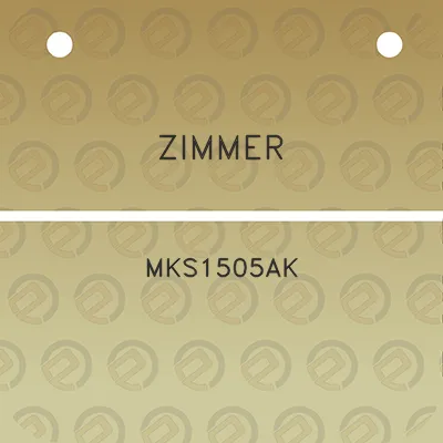 zimmer-mks1505ak