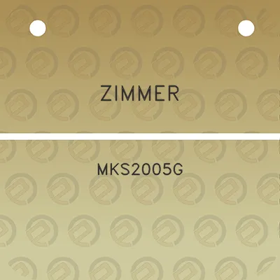 zimmer-mks2005g