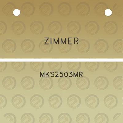 zimmer-mks2503mr