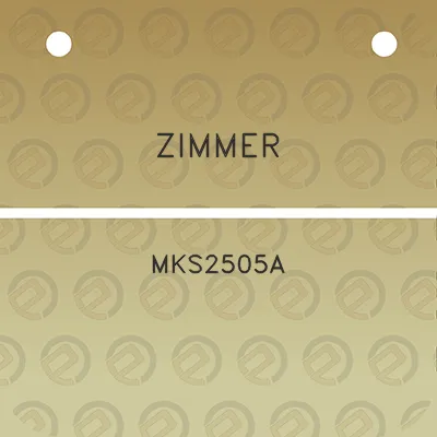 zimmer-mks2505a