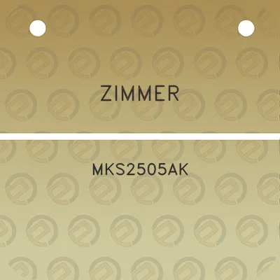 zimmer-mks2505ak