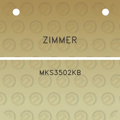 zimmer-mks3502kb