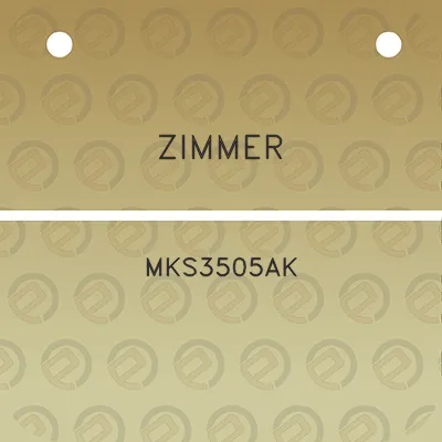 zimmer-mks3505ak