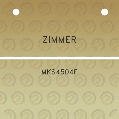 zimmer-mks4504f