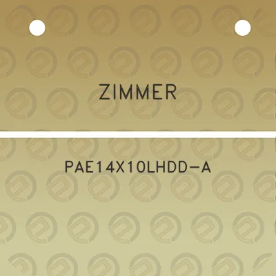 zimmer-pae14x10lhdd-a