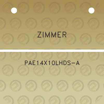 zimmer-pae14x10lhds-a