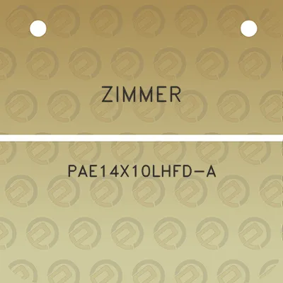 zimmer-pae14x10lhfd-a