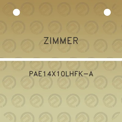 zimmer-pae14x10lhfk-a