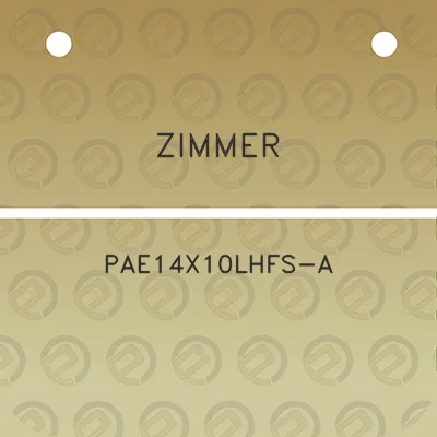 zimmer-pae14x10lhfs-a