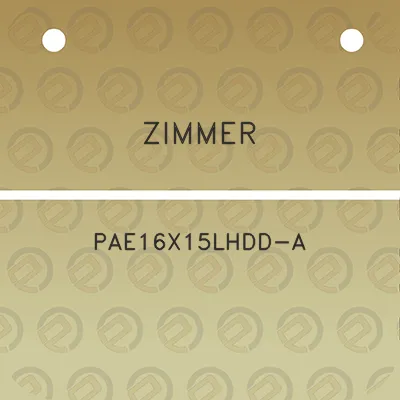 zimmer-pae16x15lhdd-a