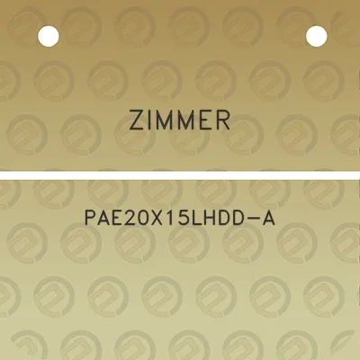 zimmer-pae20x15lhdd-a