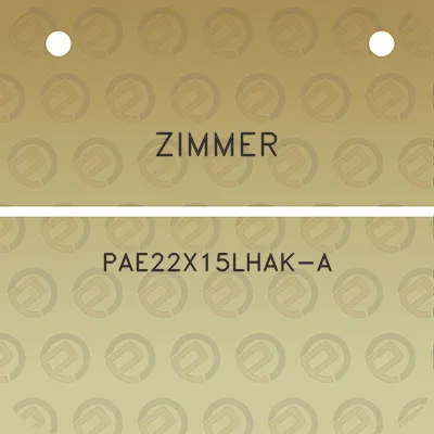 zimmer-pae22x15lhak-a