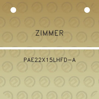 zimmer-pae22x15lhfd-a